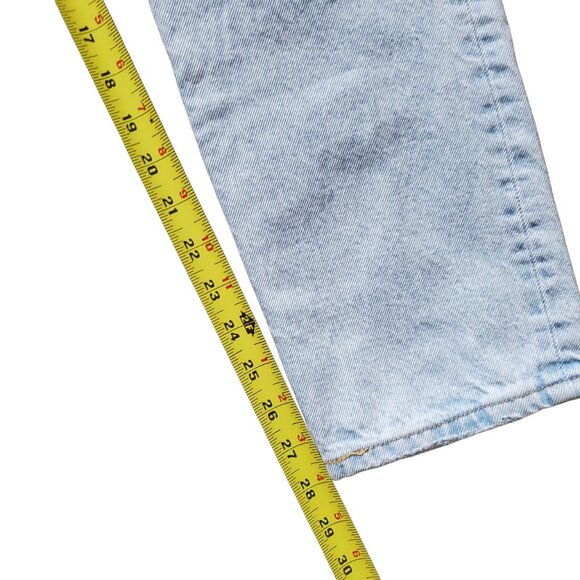Levi’s 501 Light Wash Button Fly Skinny Distressed High Rise Jeans Size 31x30 - Picture 14 of 16